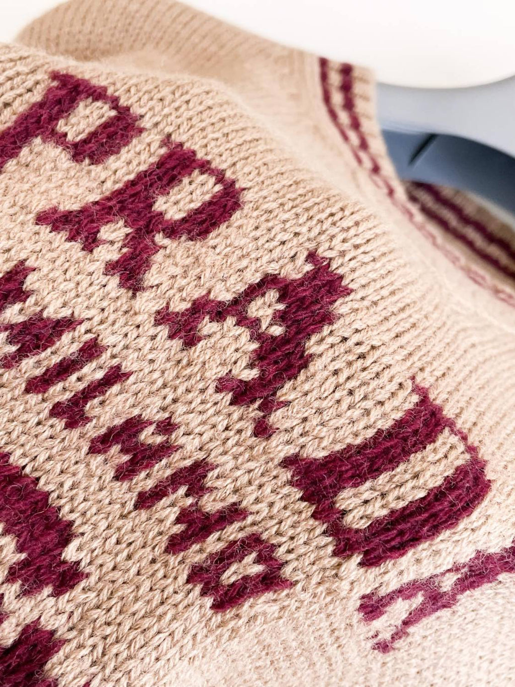 Women's Autumn and Winter Logo Letter Wool Round Neck Long Sleeve Sweater Pullover #73163