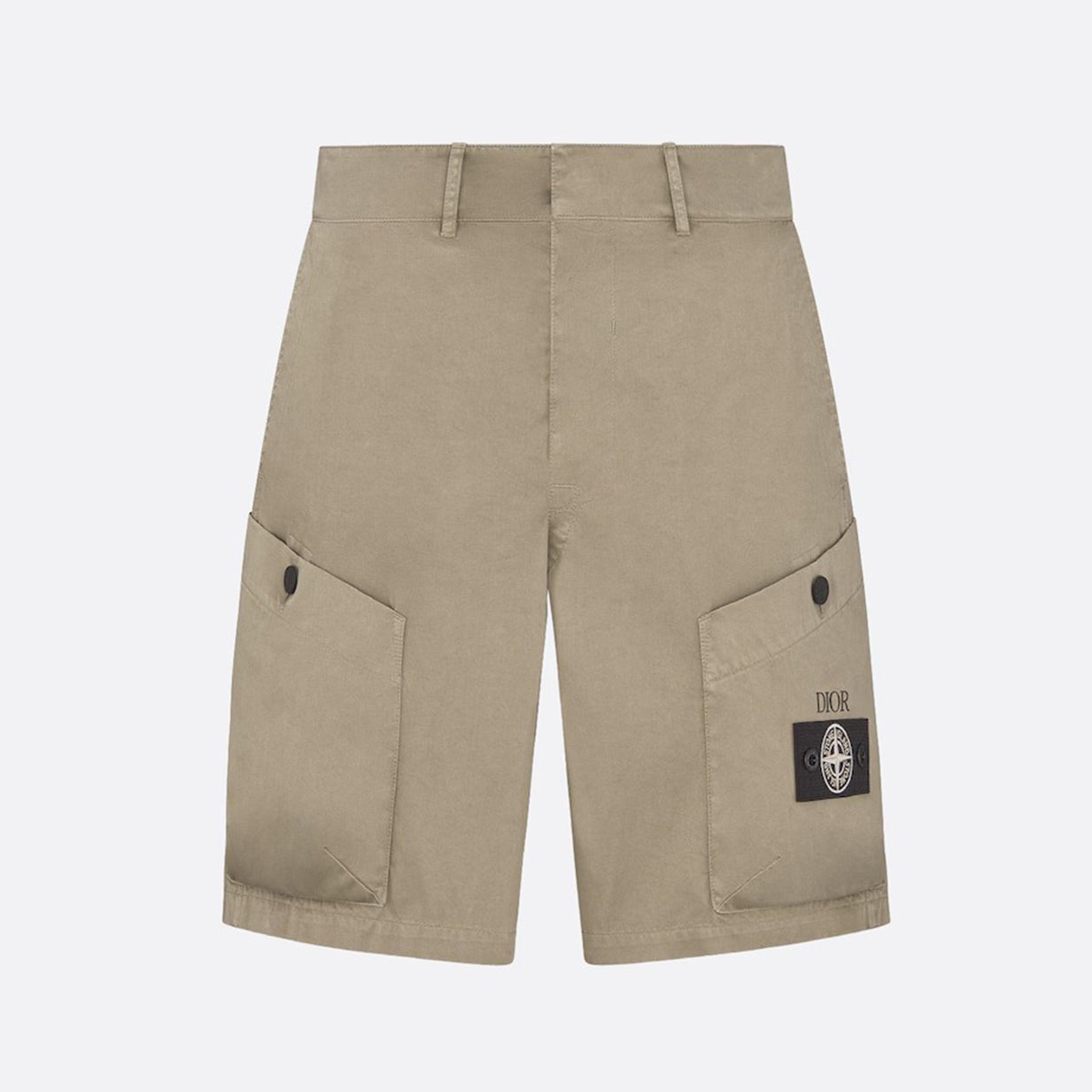 And Men's Summer Solid Color Letter Logo Casual Fit Bermuda Shorts #71585