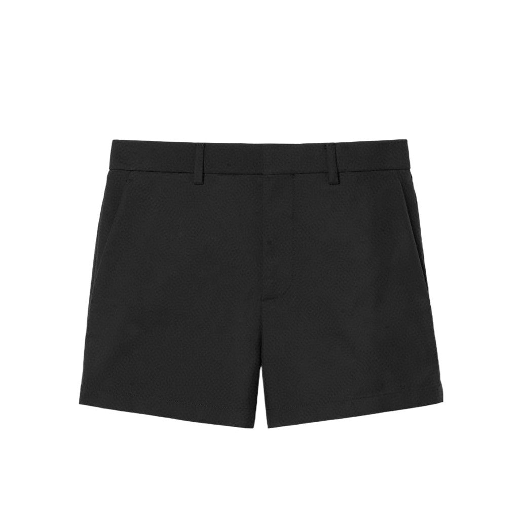 Women's Summer Solid Color Wide Mid Waist Short Casual Western Pants #75463