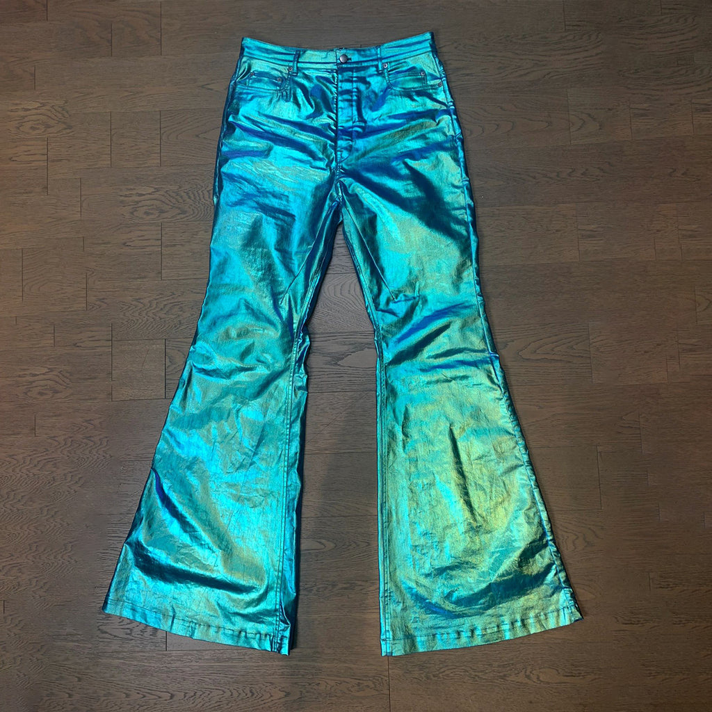 Men's And Women's Four Seasons Fashion High Street Laser Drag Pants Do Old Retro Trend Pants Ngvp #7683