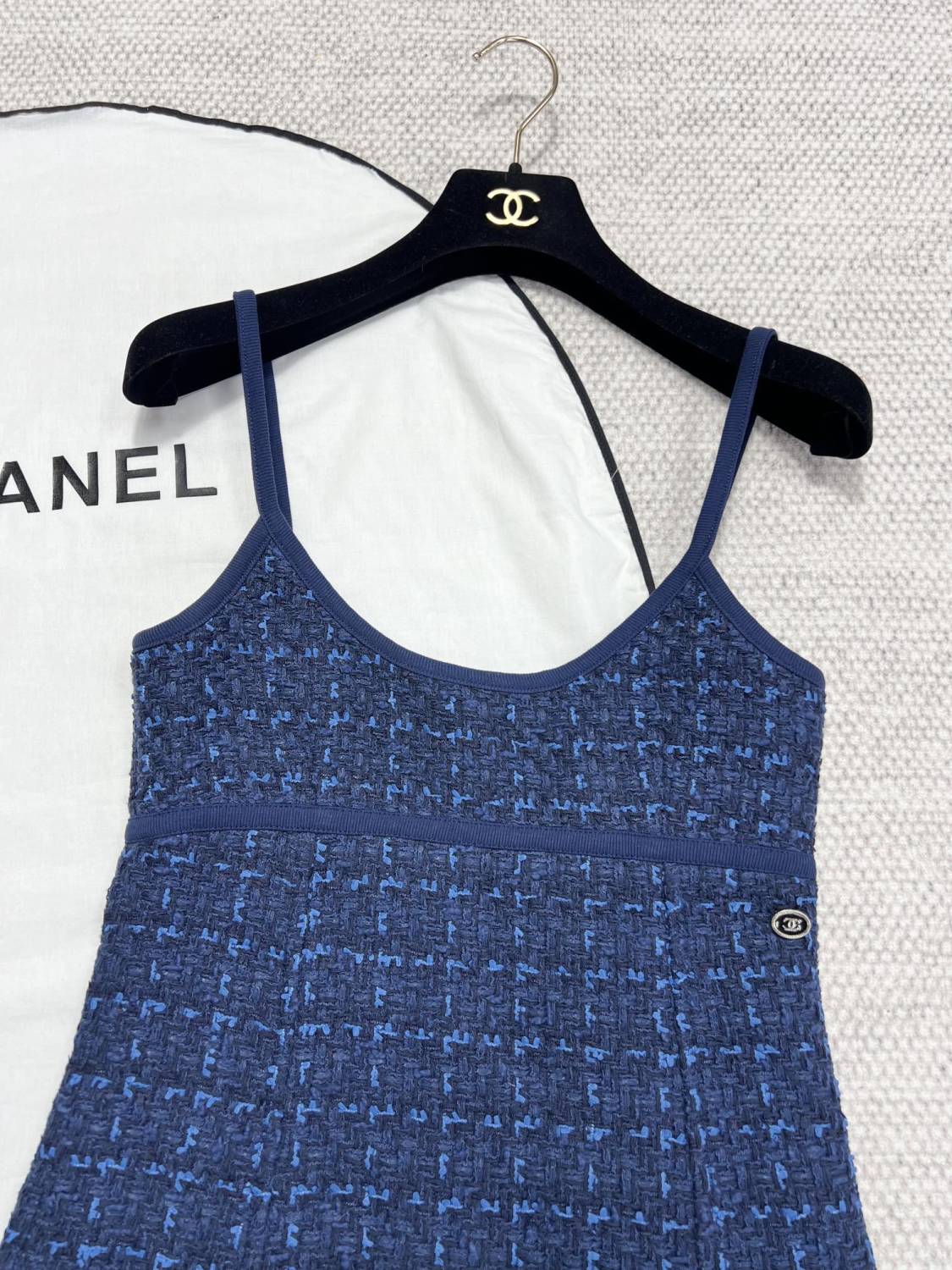 Women's Spring and Summer Plaid High Waist Short Cotton Halter Dresses #73325