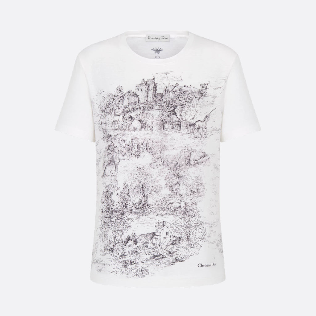 Women's Spring/summer Fashion Holiday Printed T-shirt Round Neck Casual Short Sleeved Top #74234