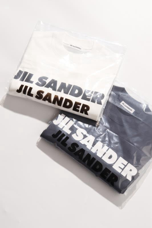 Jil Sander Men's Women's Summer Casual Short Sleeve Solid Color Letter Printed Loose Short Sleeve T-Shirt #98273