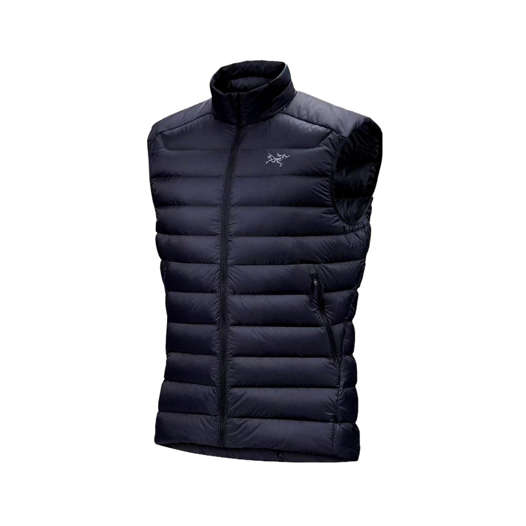 Men's Fall/Winter Fashion Casual High Neck Zipper Sleeveless Thermal Vest #79431