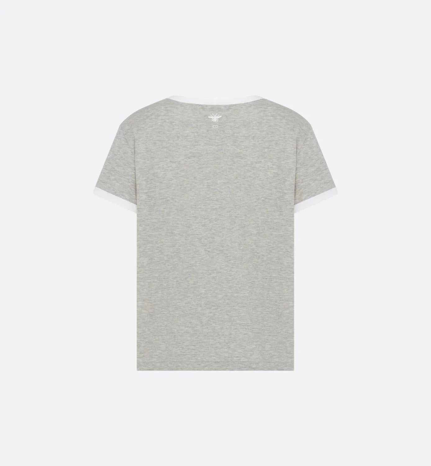 2026 Women's Early Spring Knit Fabric Grey Size 8 Loose Casual T-Shirt #83139A