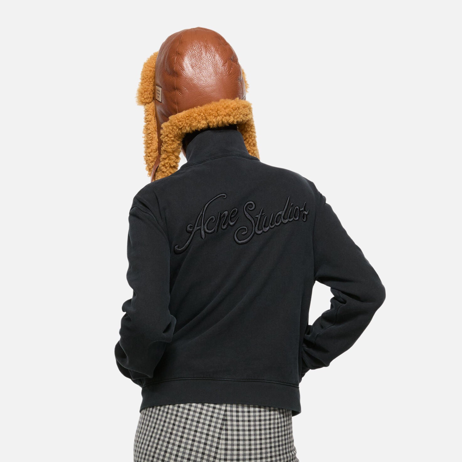 Women's And Men's Spring/fall Fashion Casual Solid Color Minimalist Logo Letter Embroidery Zipper Long Sleeve Sweatshirt Jacket #78317