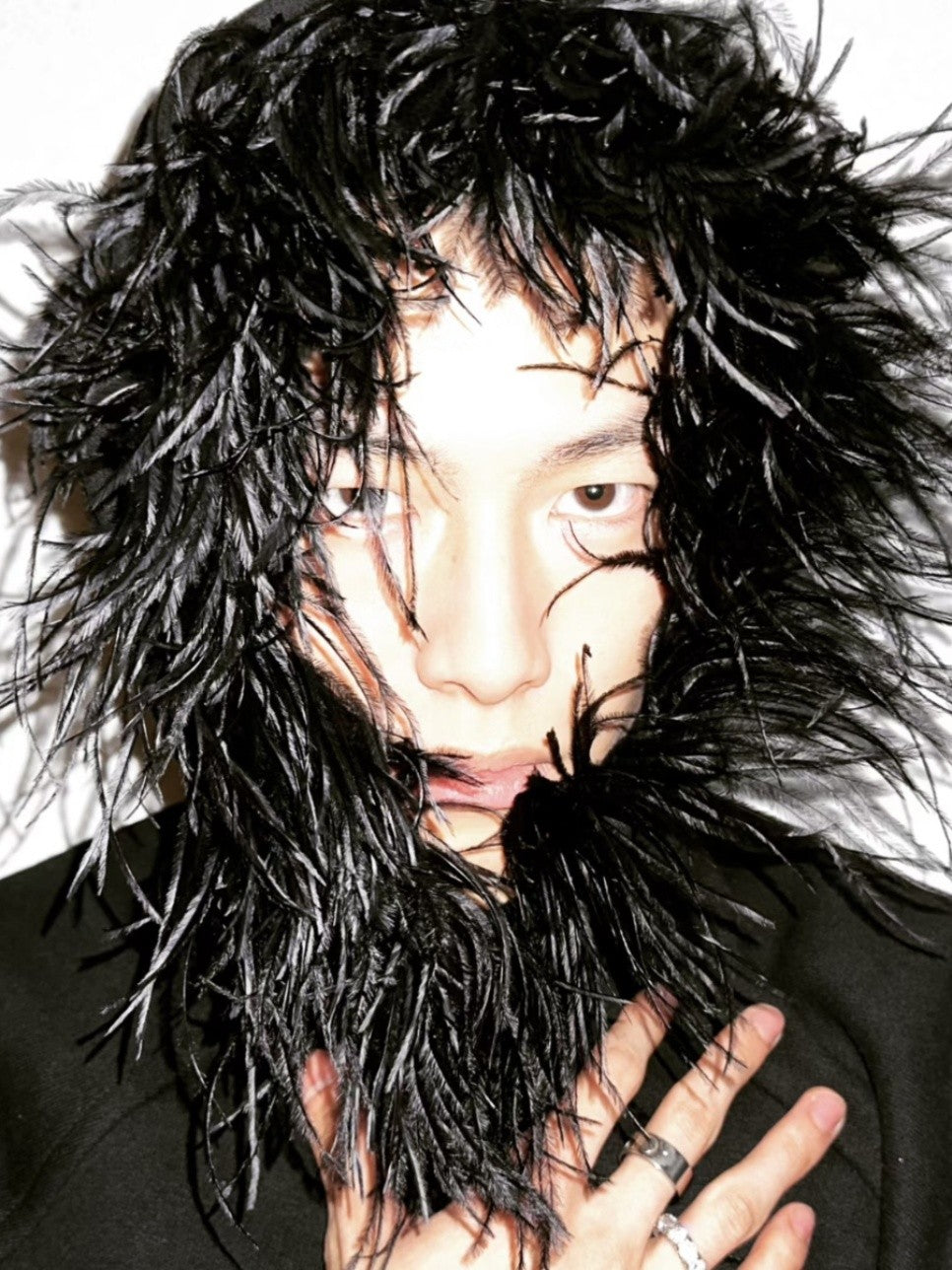 1017 Alyx 9sm Men's Fall And Winter Ostrich Hair Sweater Loose Zipper Hoodie Pure Black Jacket Rocky Same High Street Trend Casual Sweatshirt Ngvp #2467