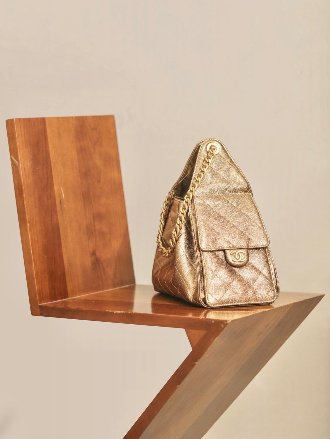 25C Women's Classic Double C Logo Solid Color Cowhide & Leather Tote Shoulder Bag Bags #77139