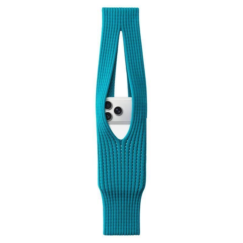2025 New iPhone Pocket Official Site Knit Phone Pouch Compatible with Apple/Huawei Series Mini Pocket iPhone 17 Pro Max Case Woven Bag Long Crossbody Bag #82235A