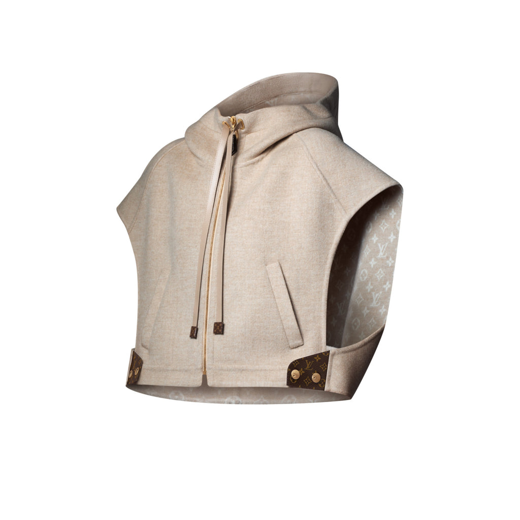 Women's Fall/Winter Fashion Casual Hooded Sleeveless Short Vest Jacket #78747