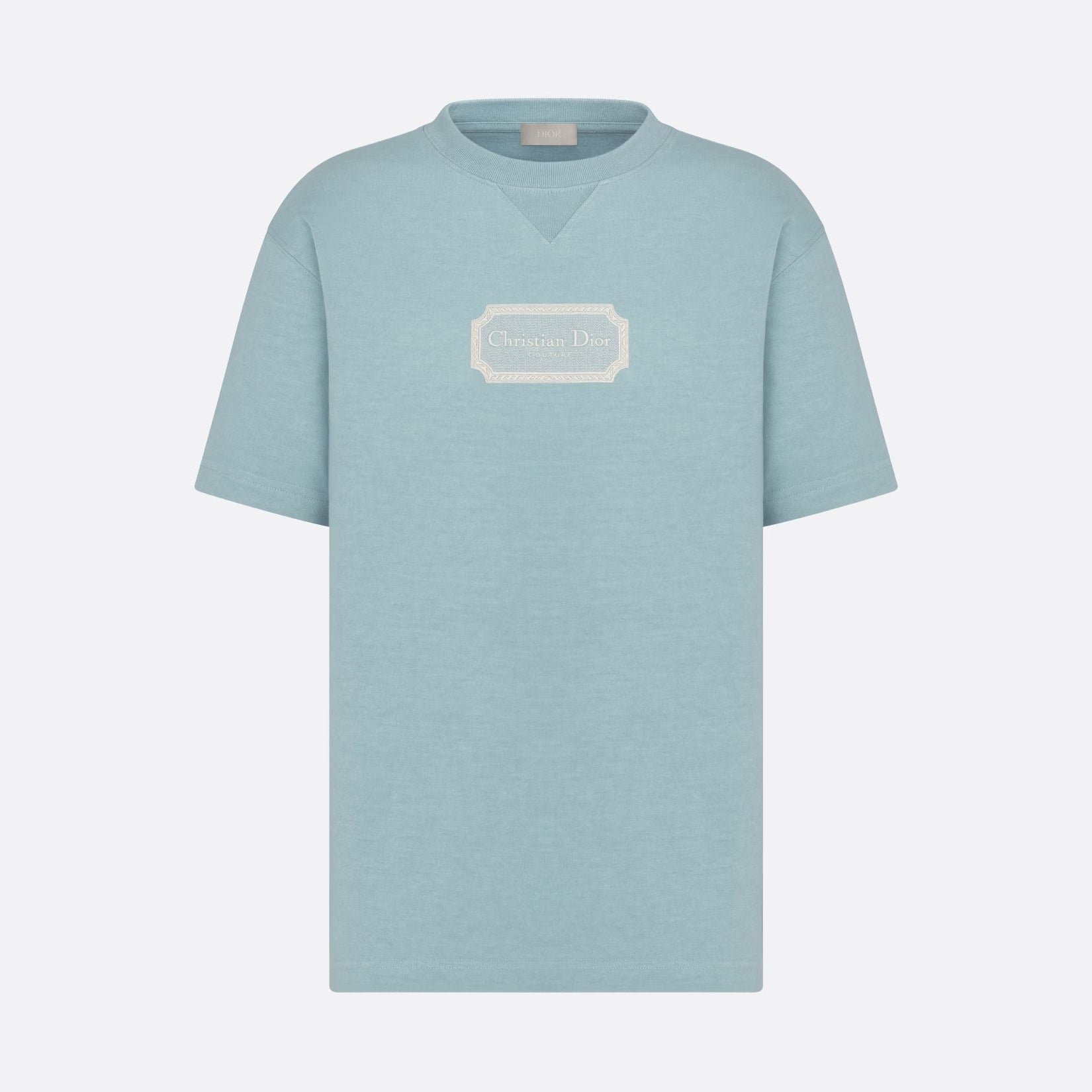 CD Men's Summer Embroidered Logo Solid Colour Round Neck Cotton Short Sleeve T-Shirt #97793