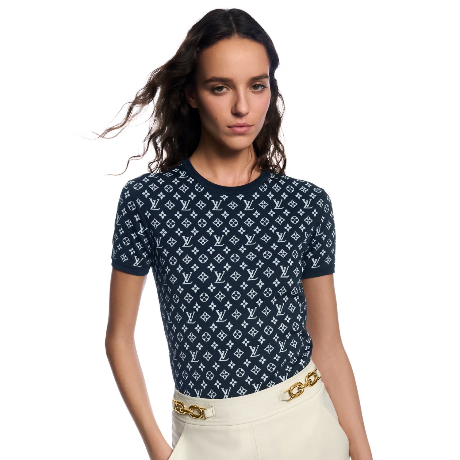 Women's Summer Letter Printed Round Neck Cotton Short Sleeve T-Shirt #75352