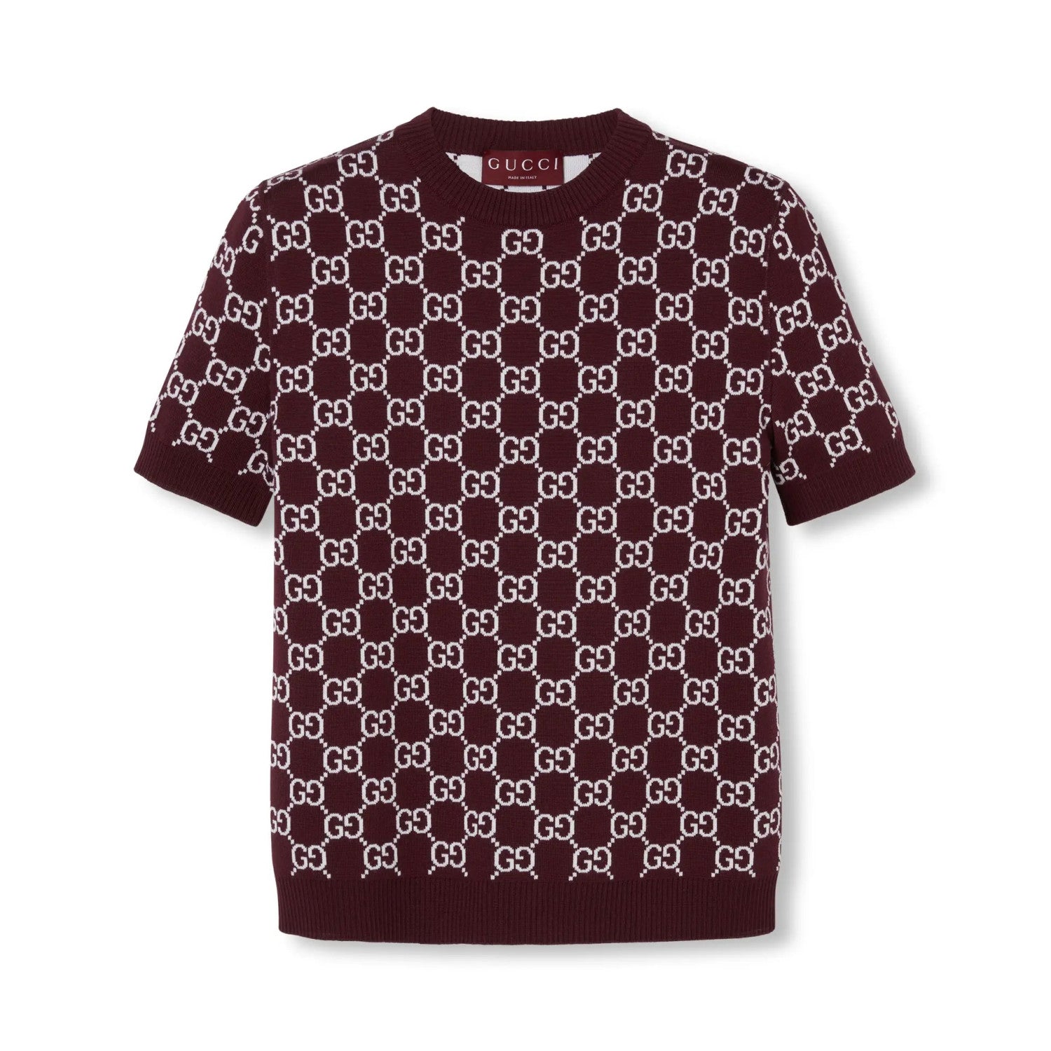 Spring Women's Monogrammed Reversible Crew Neck Short Sleeve Knit T-Shirt #73984