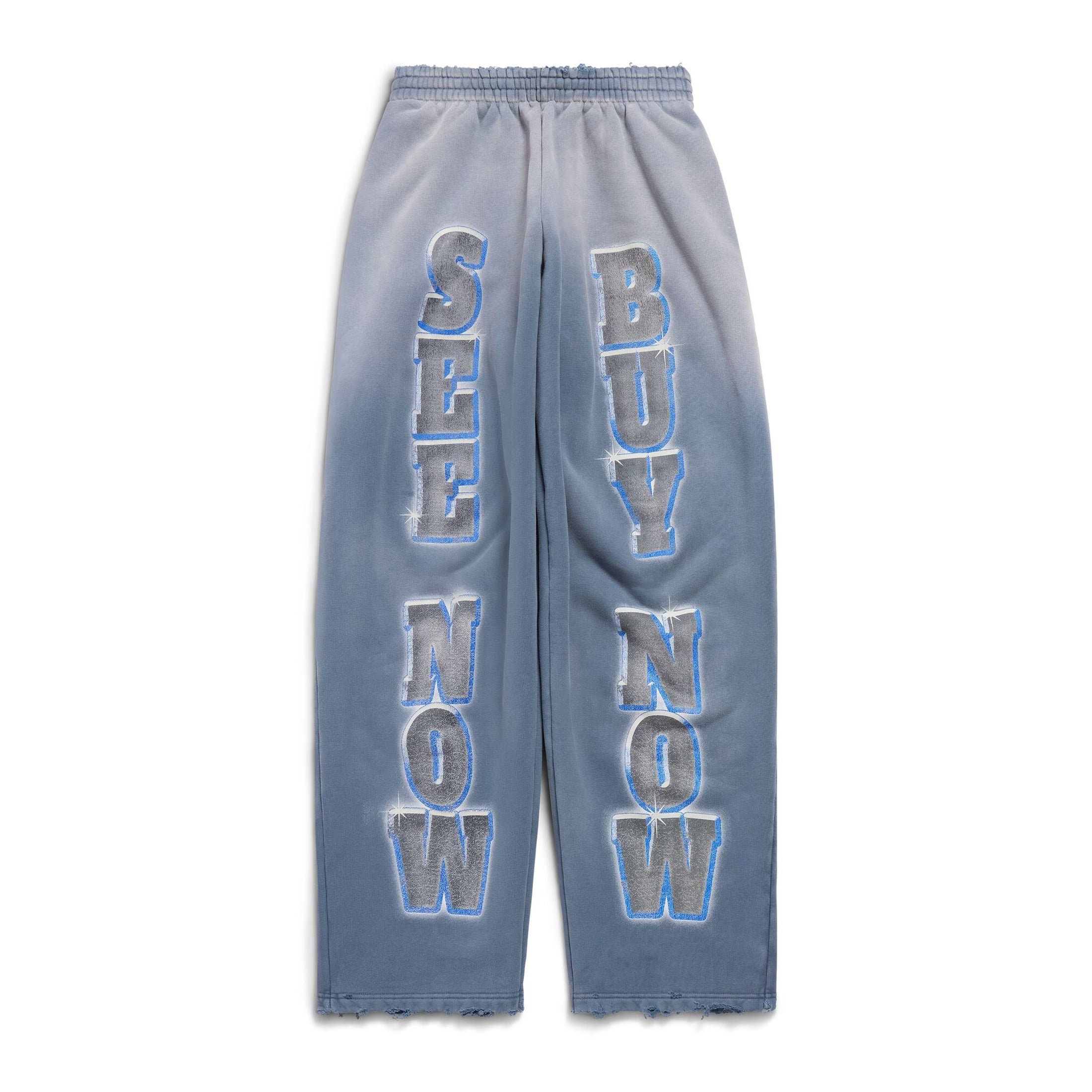 Men's Women's Four Seasons Solid Color Letter Print Fit Mid Waist Elastic Casual SNBN BAGGY Sweatpants Ngvp #8283