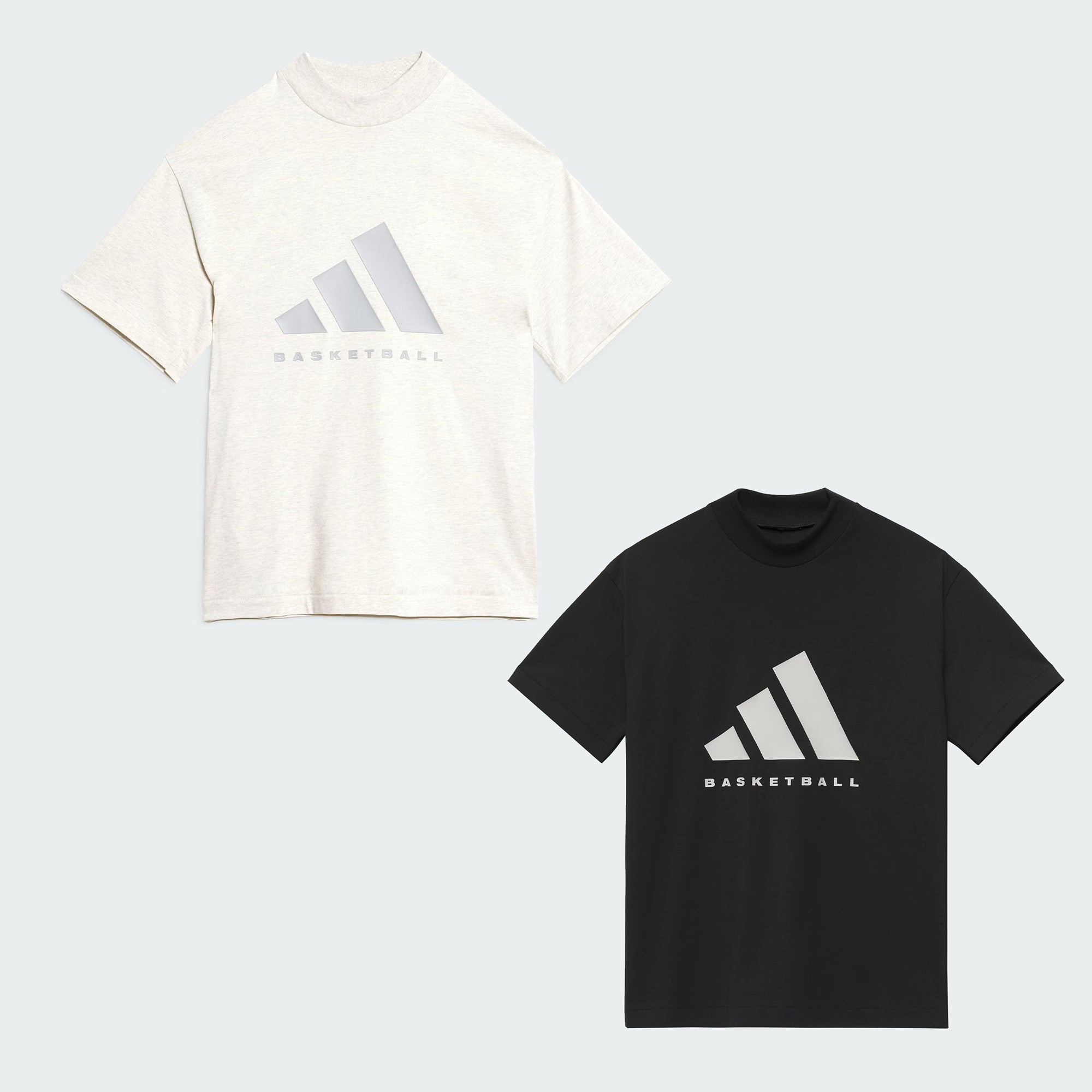 Adidas Basketball 2024 Chapter 02 Series oversize Men's Summer Solid Color Loose Short Sleeve Two Piece T-Shirt #98949