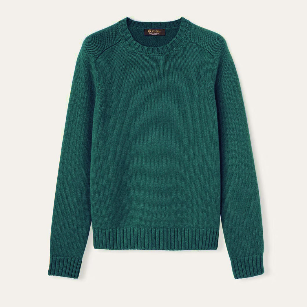 Women's Spring And Autumn Parksville Crew Neck Knit Long Sleeve Solid Color Fitted Sweater Ngvp #9594