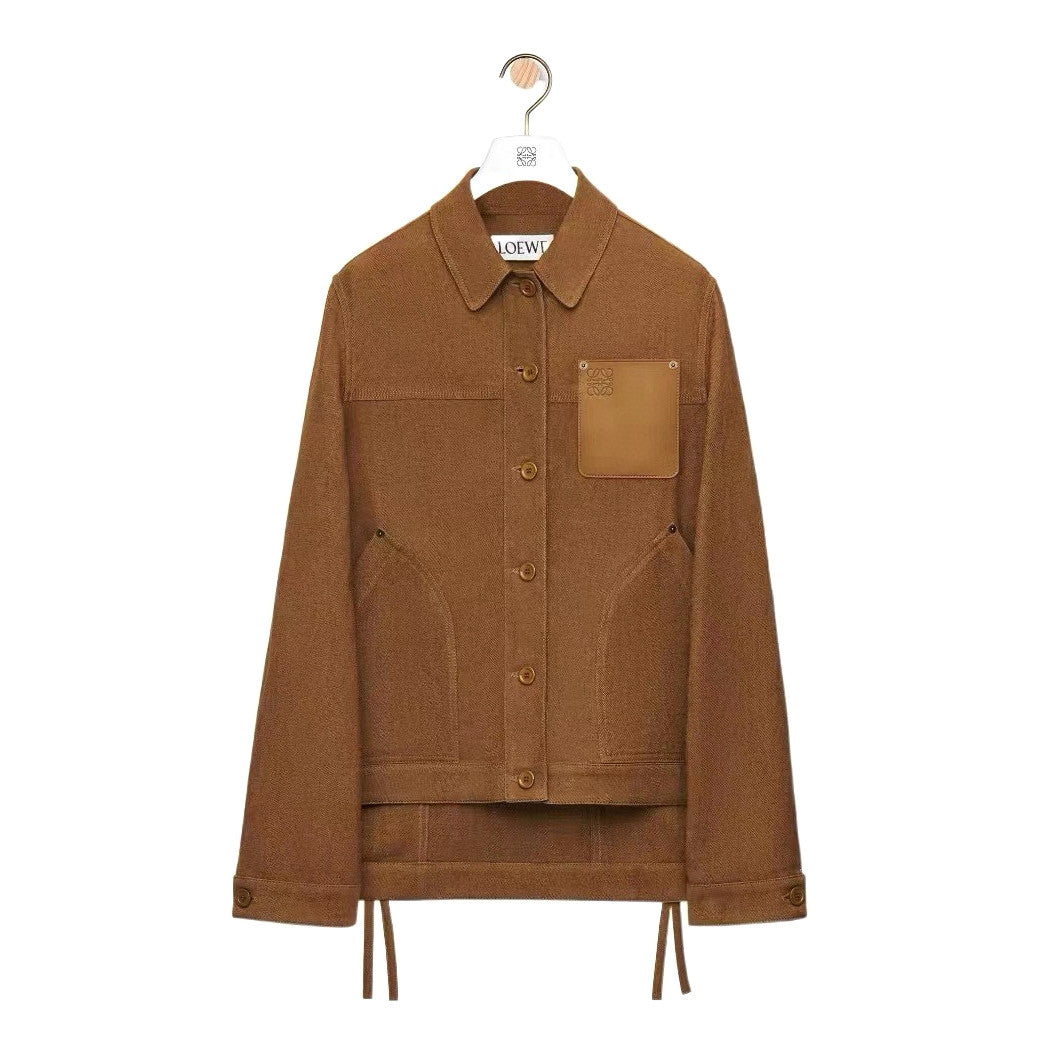 Women's Spring and Autumn Solid Color Asymmetric Hem Lapel Single Breasted Long Sleeve Jacket #98736