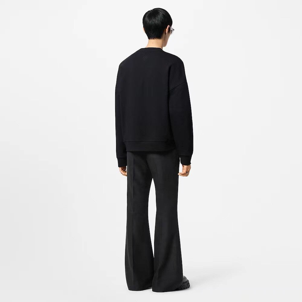 Men's Spring and Autumn Letter Printed Round Neck Cotton Long Sleeve Sweatshirt Pullover #72432