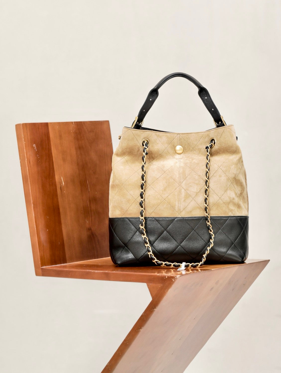 Women's Multicolored Chain Shoulder Strap Suede And Leather Shoulder Bag Handbag Bags #77468