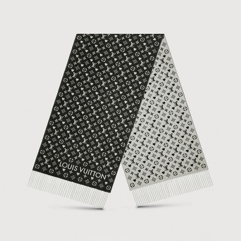 Men's And Women's Solid Color Monogrammed Fringed Wool Pom Pom Scarf #73113