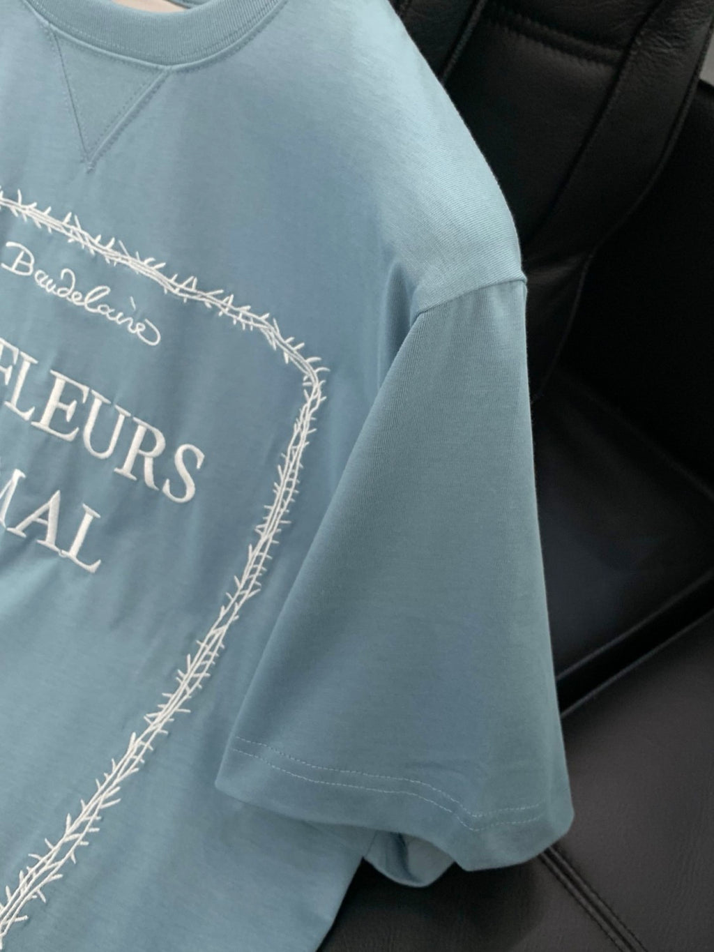 Men's & Women's Embroidered Logo Crew Neck Short-Sleeved T-Shirt #194218