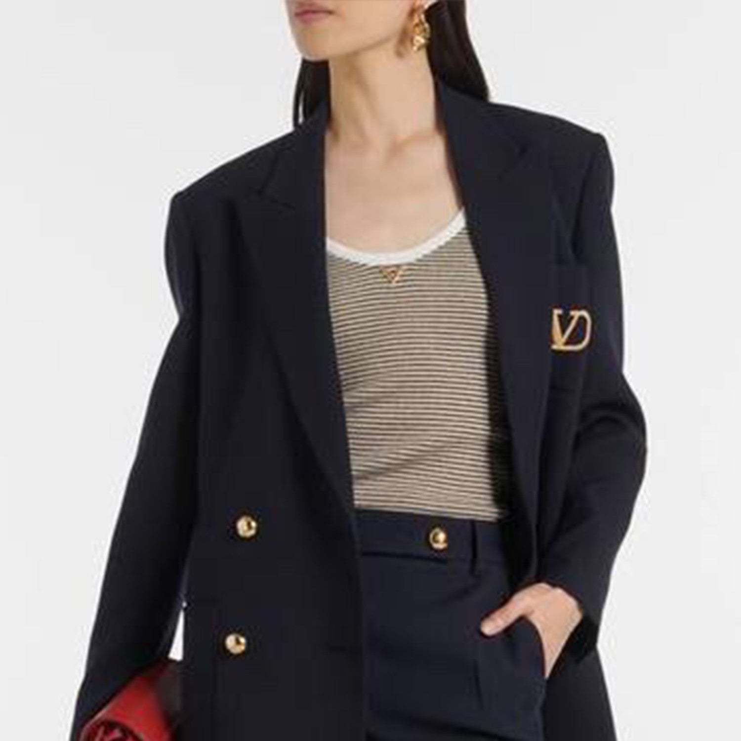 Women's Summer Striped Colorblocking Knit Vest Fashion Casual Fit Round Neck Top Ngvp #8934