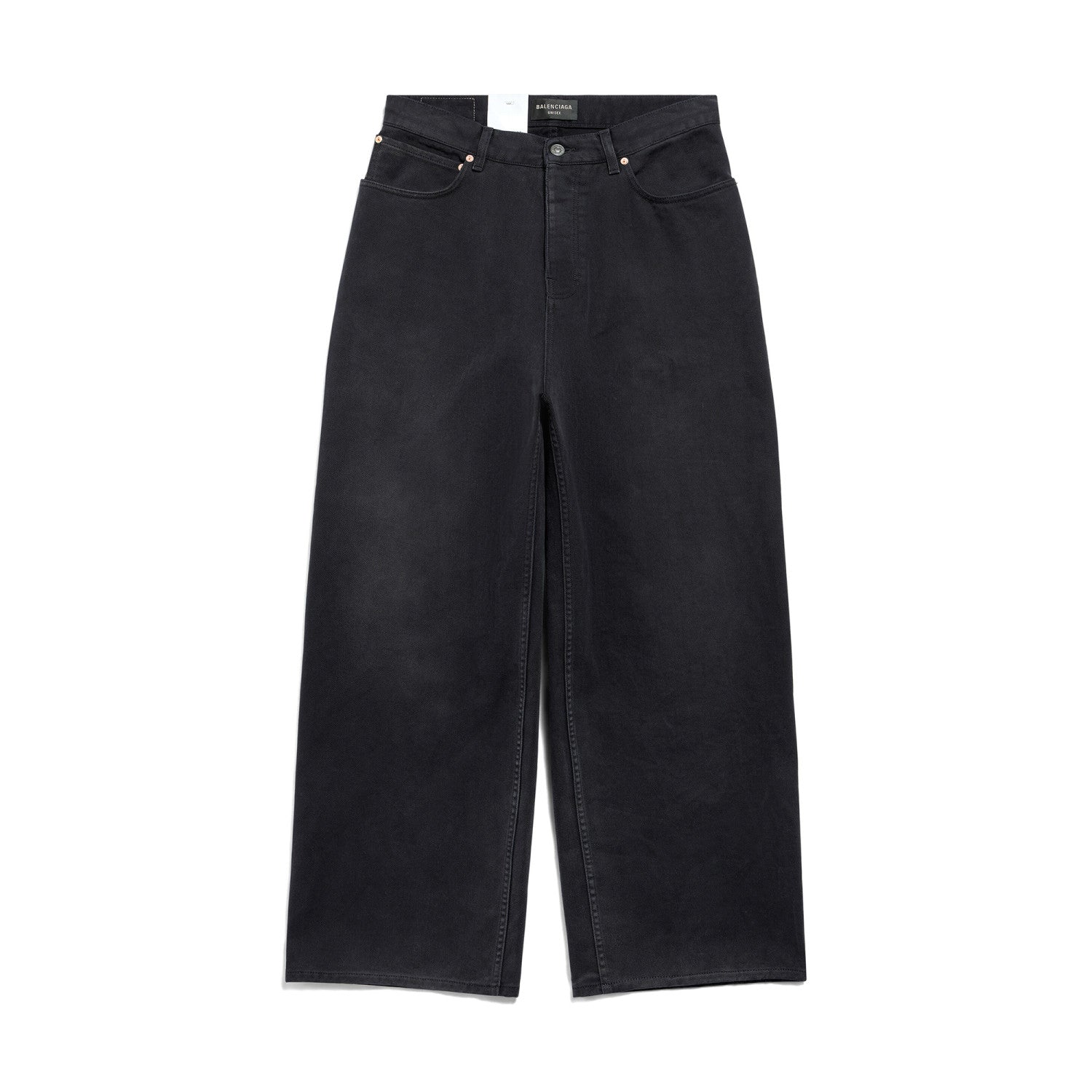 Denim Size Sticker Baggy Men's And Women's Spring And Fall Washed Single Breasted Loose Fit Denim Jacket Jeans Pants Suit Set #98772