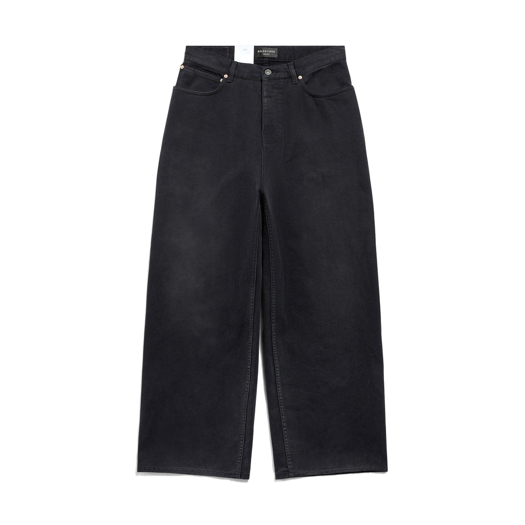 Denim Size Sticker Baggy Men's And Women's Spring And Fall Washed Single Breasted Loose Fit Denim Jacket Jeans Pants Suit Set #98772