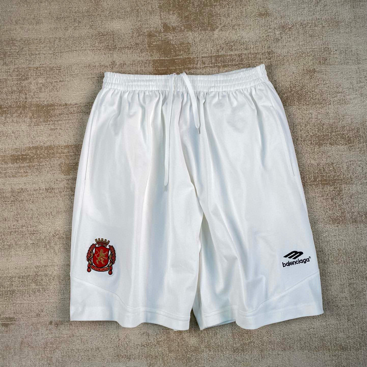 Men's Summer Solid Color Elastic High Waist Loose Fit Casual Shorts Pants #98489