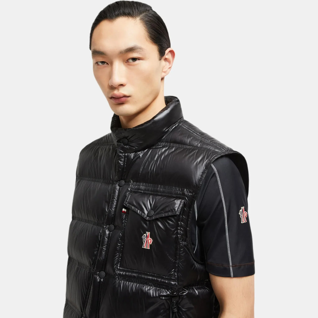 Grenoble Nantu Collection Men's And Women's Zipper Pocket Reflective Details Vest  Black #332207