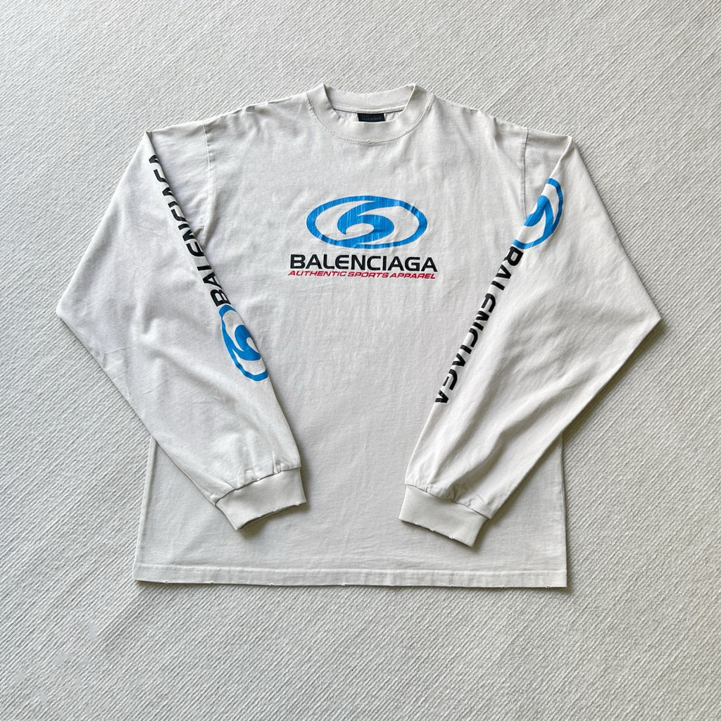 Men's and Women's Spring and Autumn Letter Printed Round Neck Cotton Raglan Sweatshirt Pullover #97891