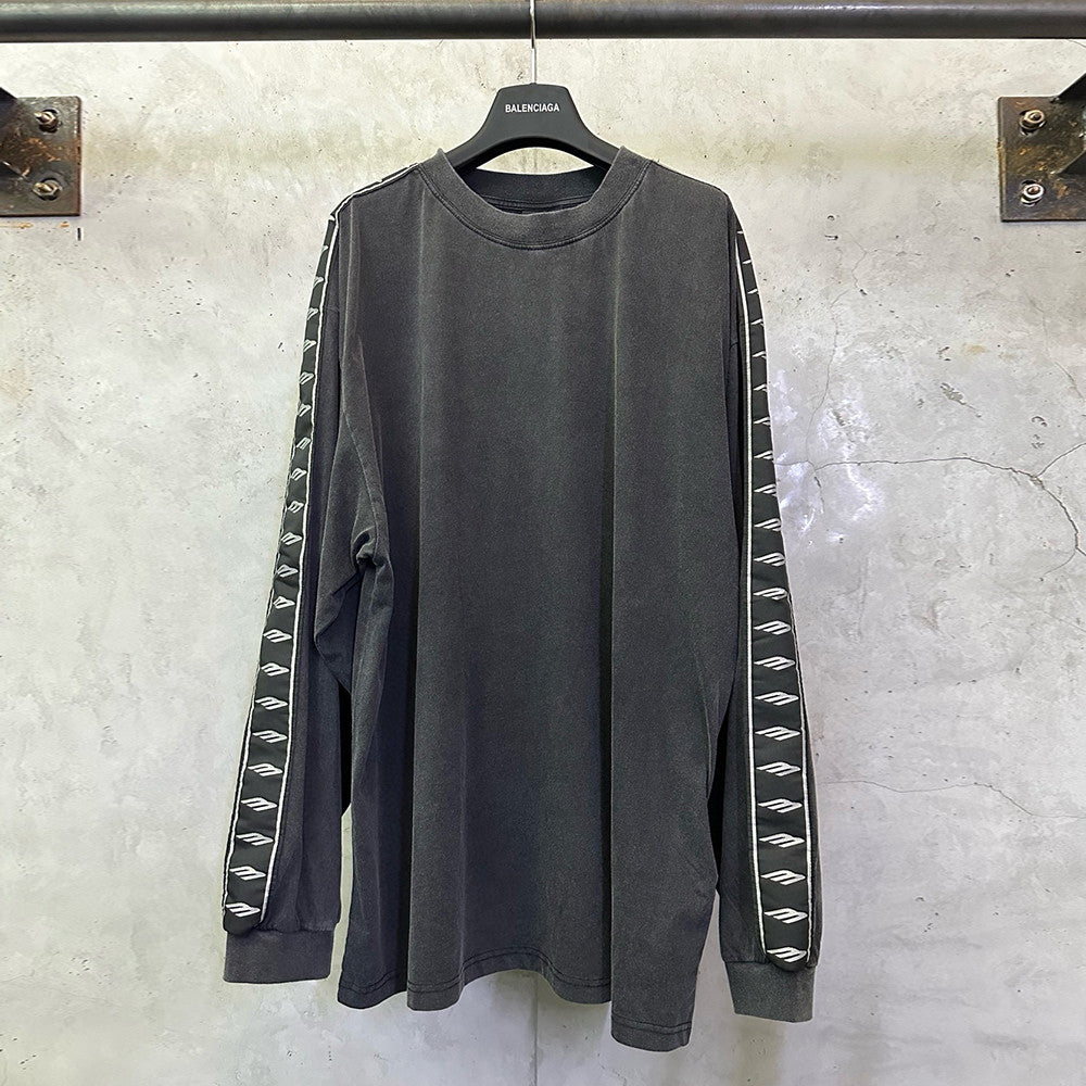 Men's 25SS 3B Jacquard Logo Tape Long-Sleeve Sweatshirt Short-Sleeve T-shirt #194074