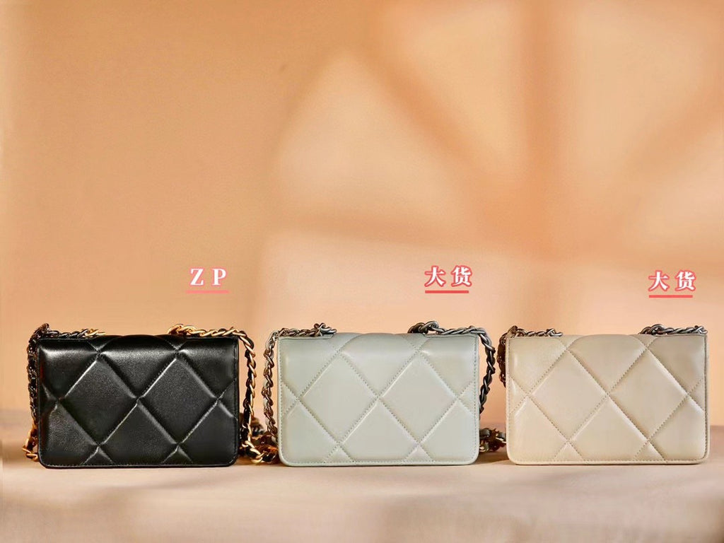 19BagWOC Women's Lambskin Mini Mouth Cover Bag Chain Shoulder Bags #72254