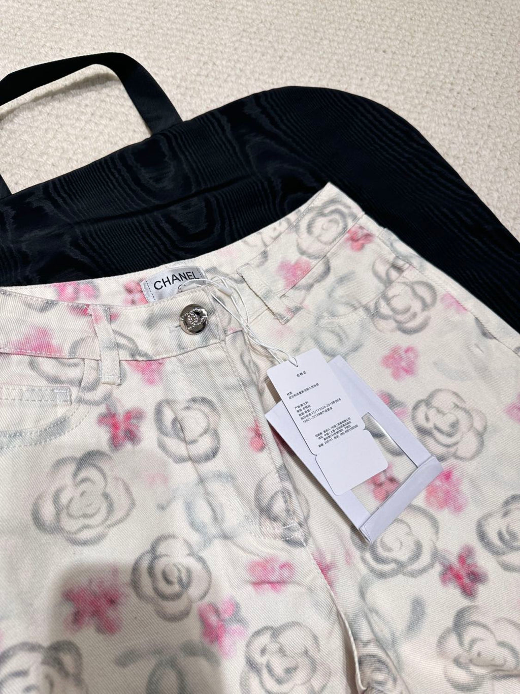 Women's Fall and Winter Floral Full Printed Pattern Straight Leg Jeans Pants #74371