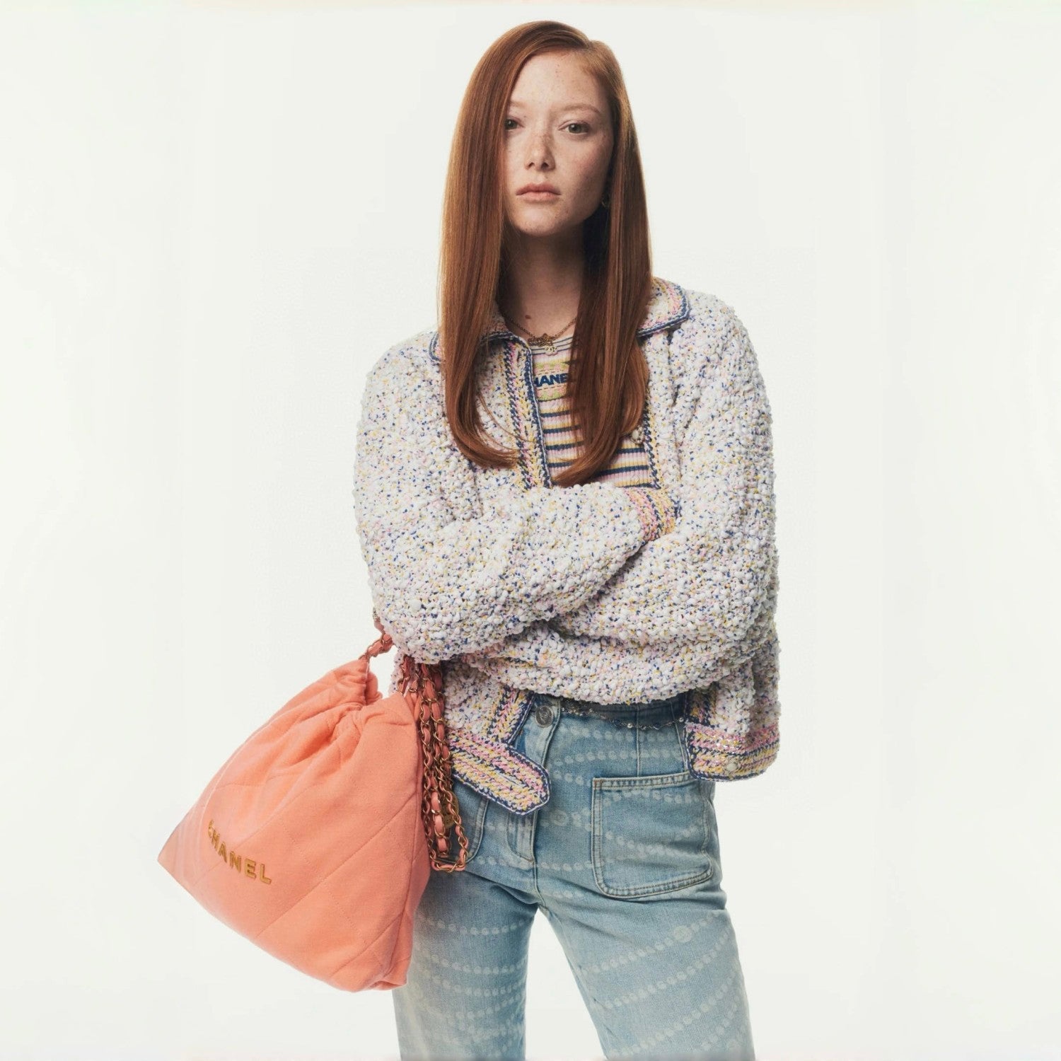 Women's Waist-Defining Single-Breasted Colorful Knit Cotton Long-Sleeve Cardigan Jacket Ngvp #2374