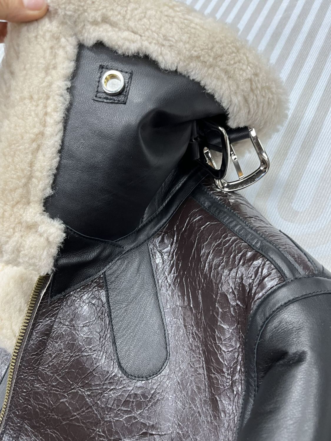 Women's Winter Fur One Zipper Long Sleeve Coat Jacket #99666