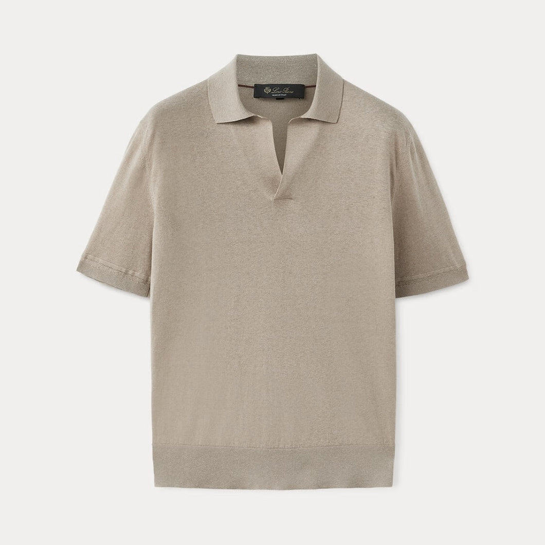 Men's Summer Solid Color Lapel Fit Ryome Short Sleeve Polo Shirt Ngvp #8214