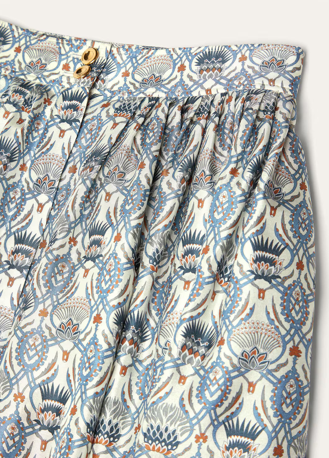 Women's Peter Pants Four Seasons Silk Printed High Waist Zipper Logo Solid Color Casual Lantern Pants Ngvp #1827