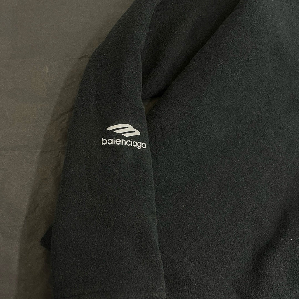 Women's 3B Sports Icon Half Zip Solid Color Fitted Top Logo Printed Pullover Long Sleeve Sweatshirt #71757