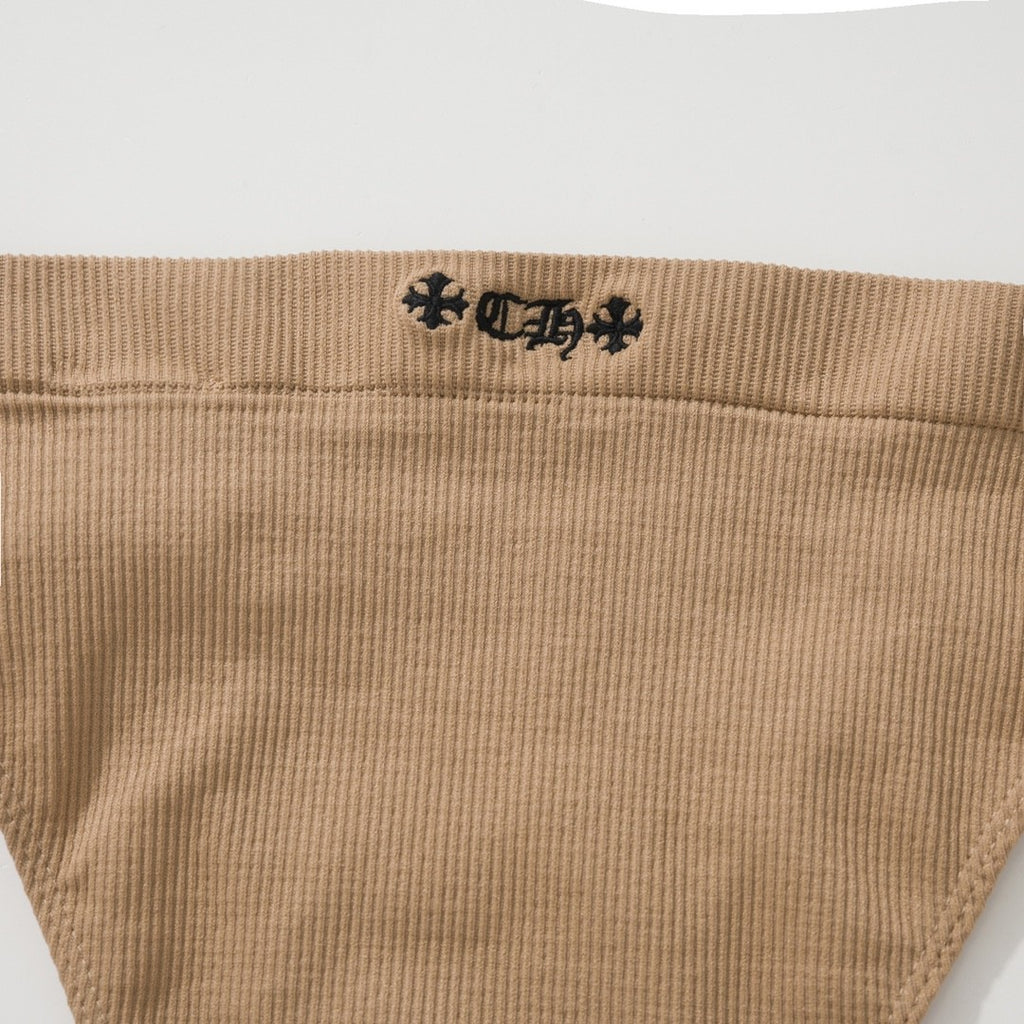 Women's Summer Solid Color Knit Sports Underwear Set #72444