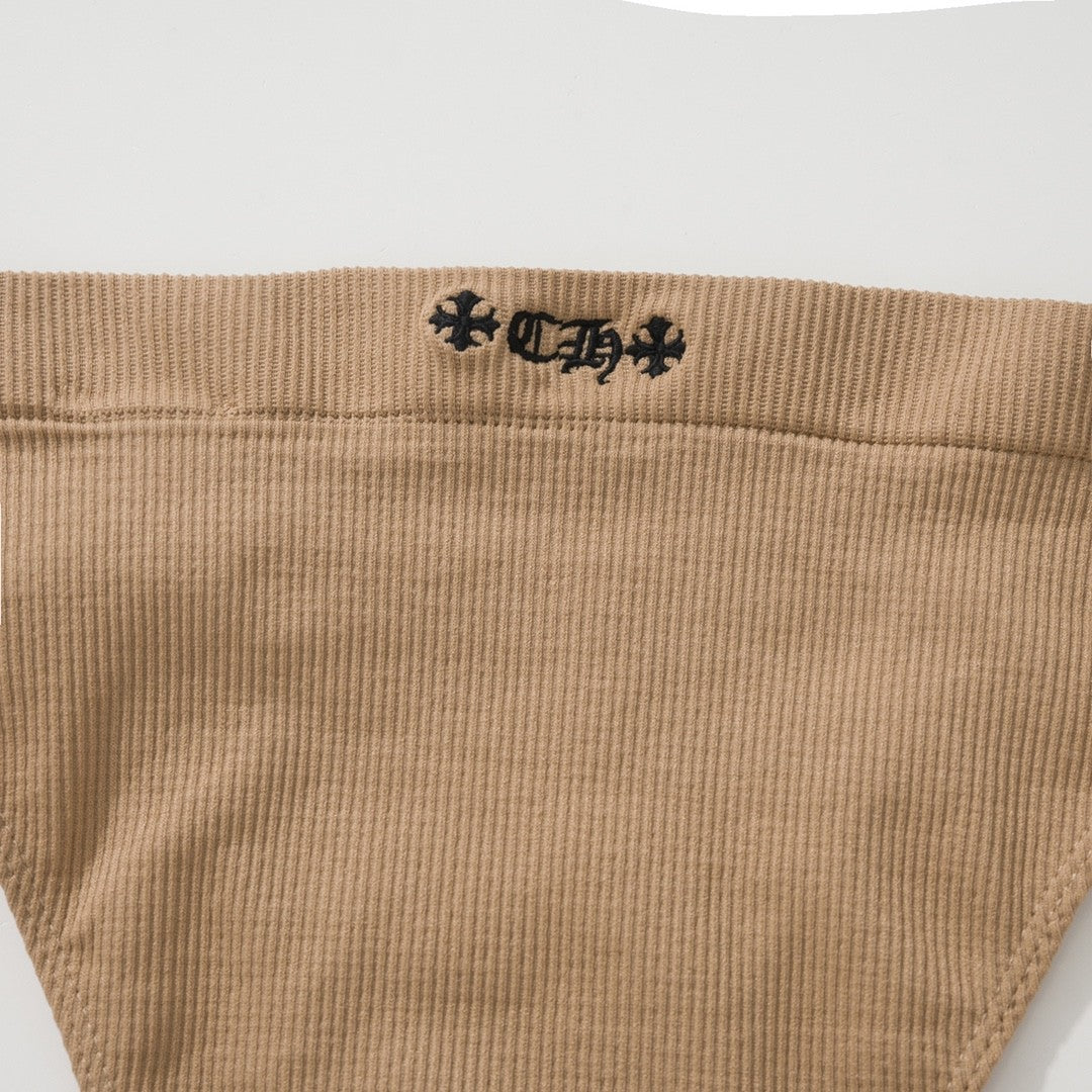 Women's Summer Solid Color Knit Sports Underwear Set #72444