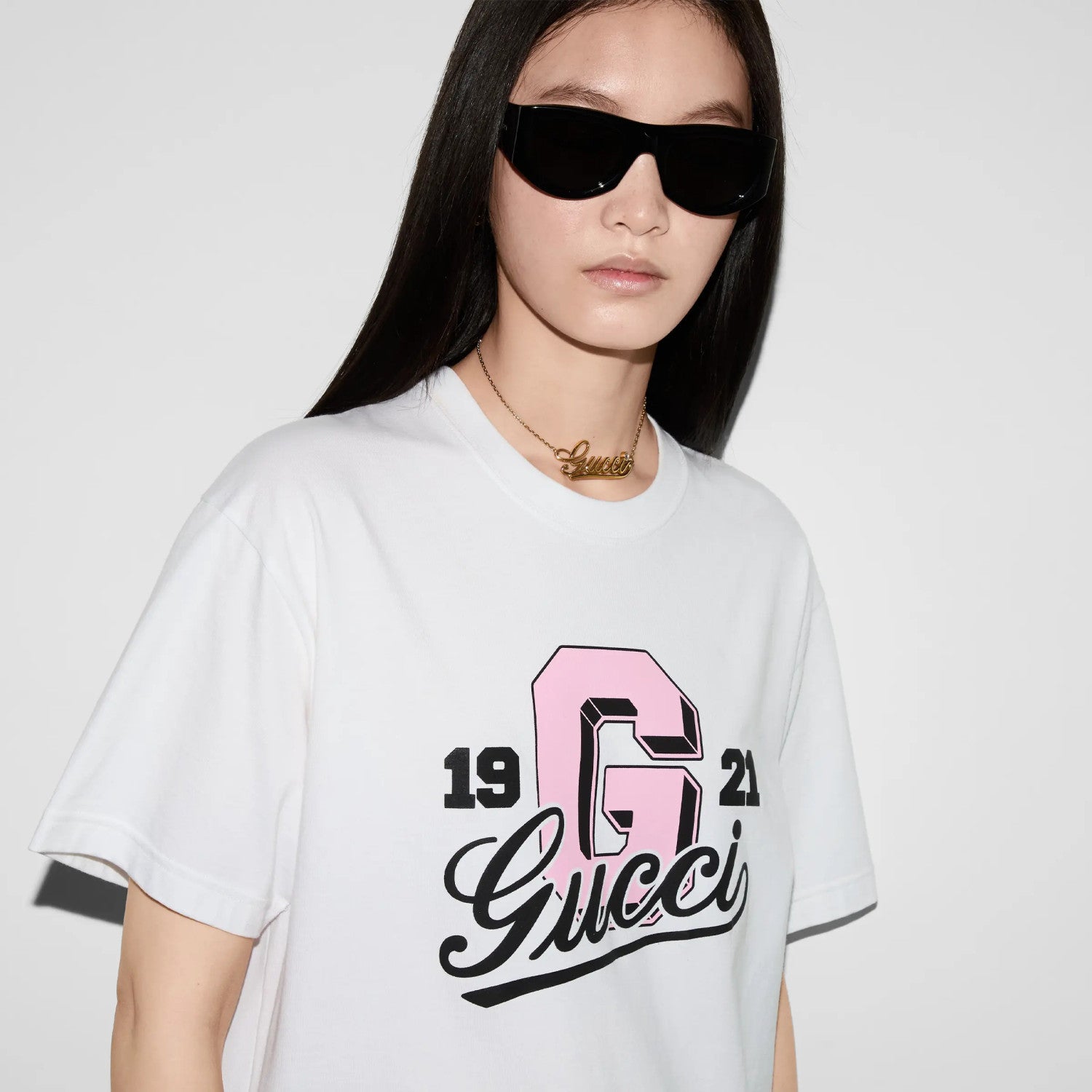 Women's Summer Printed Knit Round Neck Cotton Short Sleeve Solid Color T-Shirt #71945