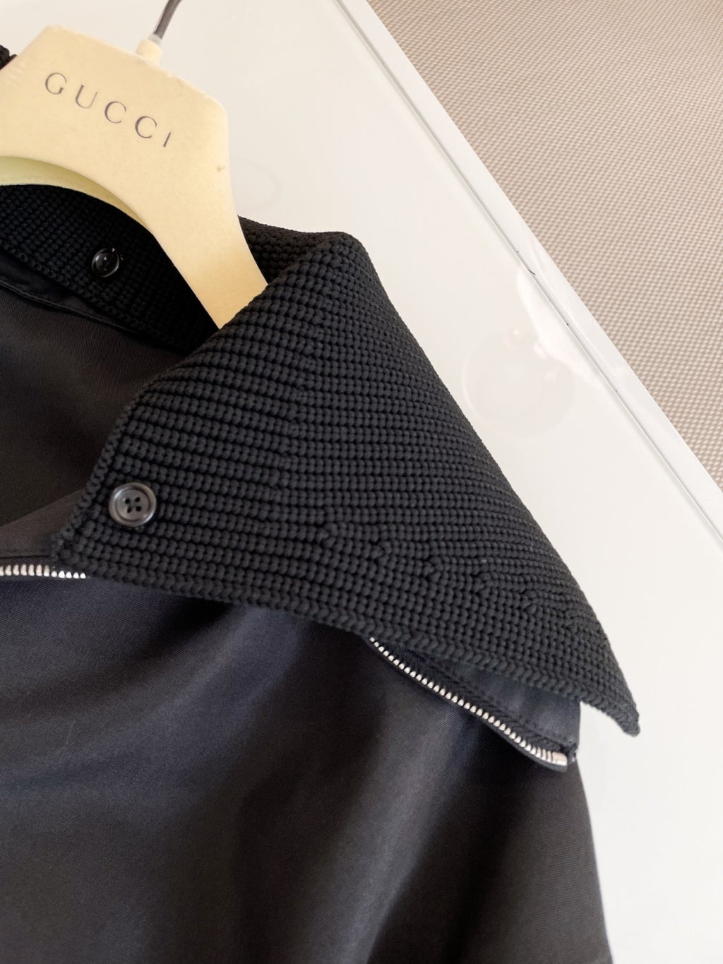 Women's Spring/Summer Solid Color Letter Logo Lapel Drop Shoulder Long Sleeve Half Zip Sweatshirt Jacket #72915