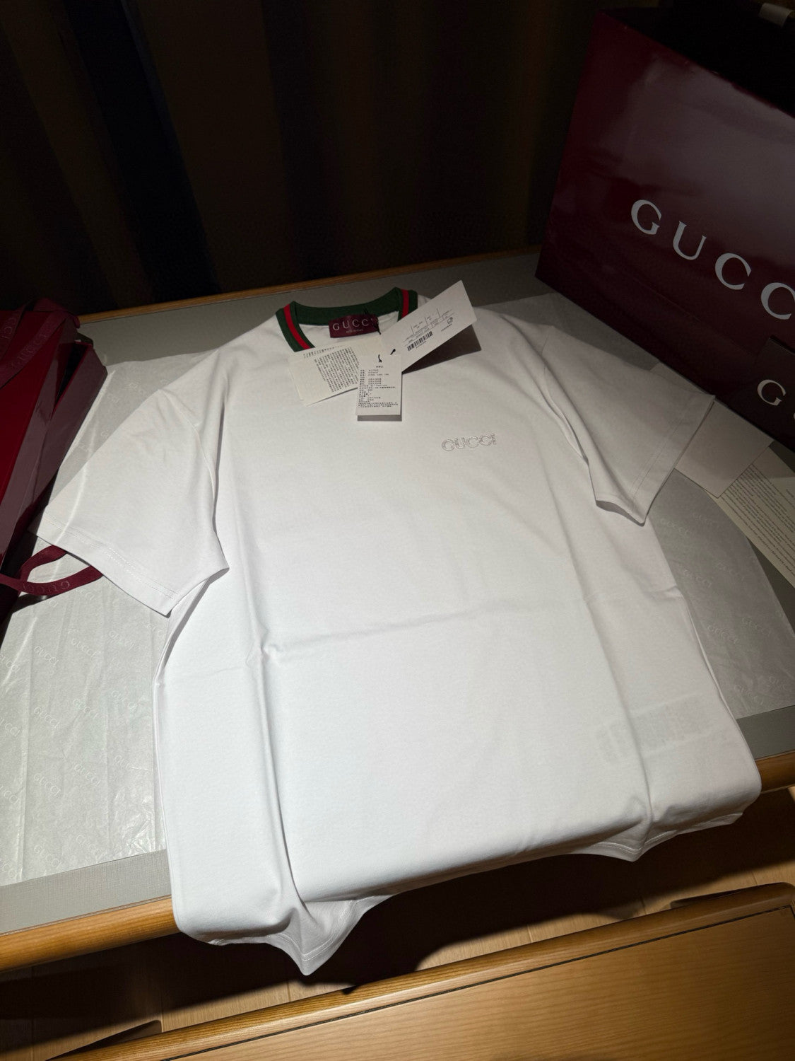 Women's Summer Solid Color Logo Embroidery Round Neck Cotton Short Sleeve T-Shirt #75981