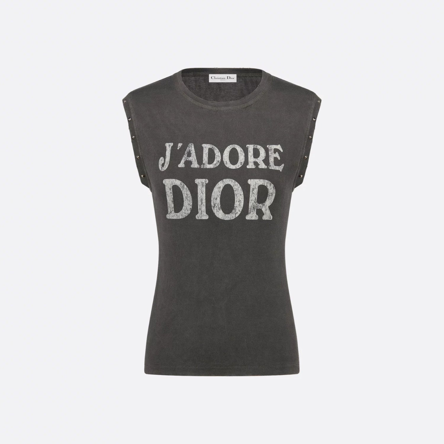 Women's Summer Fashion Casual Solid Color Cotton Letter Sleeveless Tank Top Vest #78537