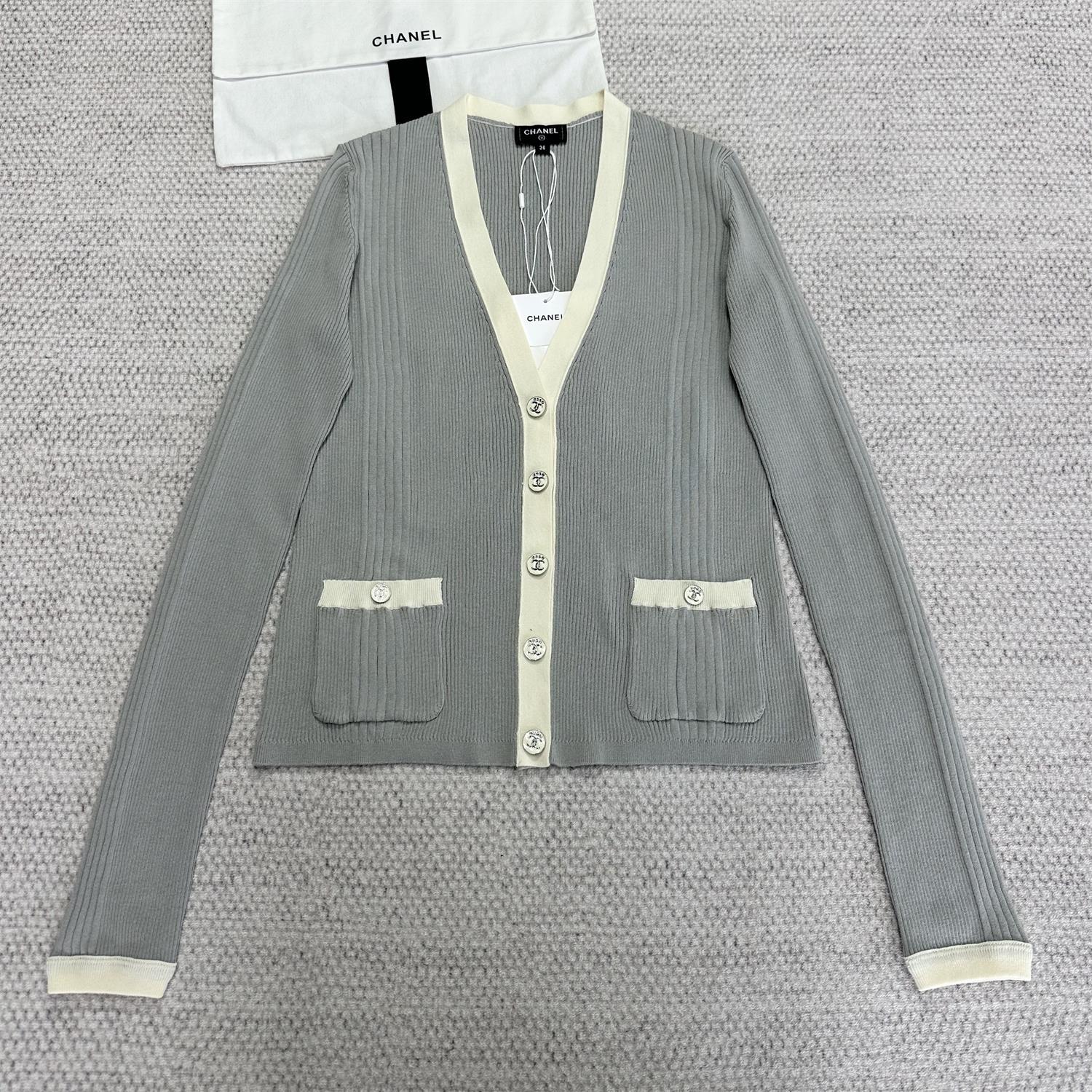 Women's Summer Solid Color Cotton V-Neck Single-Button Long Sleeve Knitted Cardigan Ngvp #77365