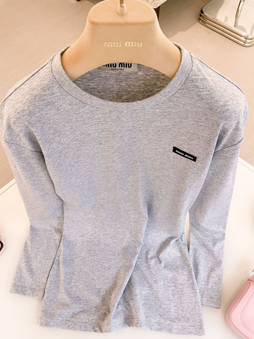 Women's Summer Clashing Color Embroidery Letter Logo Round Neck 3 Piece Layered T-Shirt Set  #74498