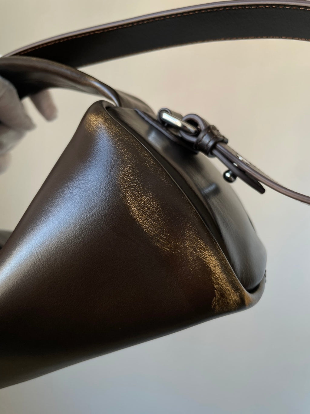 runway collection Cylinder bag Leather Shoulder Bags  #193912