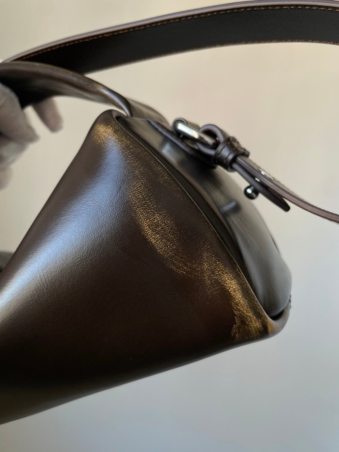 runway collection Cylinder bag Leather Shoulder Bags  #193912