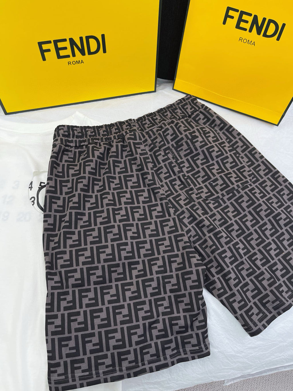 Men's Summer Solid Colour Letter Logo Print Drawstring Straight Casual Short Pants #99348